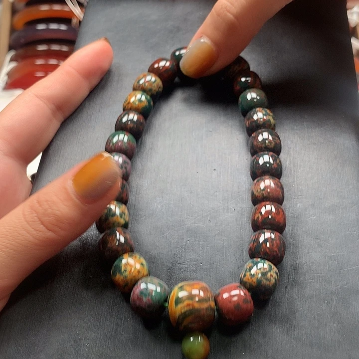 S***珊玛瑙/玉髓手串未镶嵌