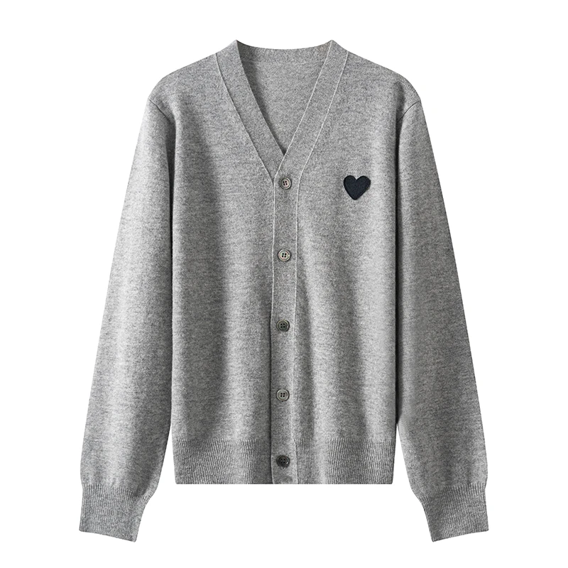 TOWNKANA羊毛衫——中性款100%羊毛V领针织开衫