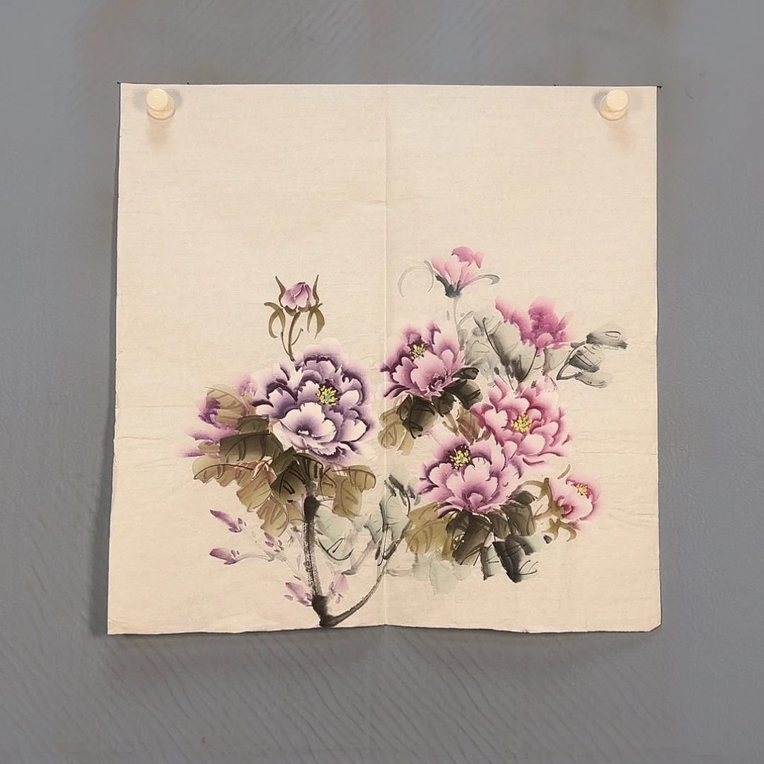 国画215 牡丹一如你初来