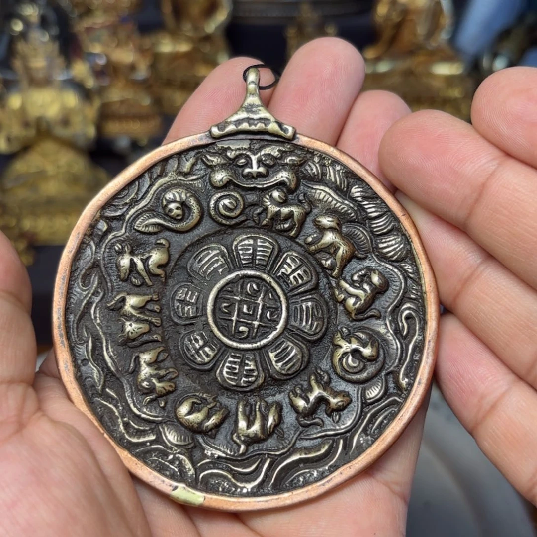 無*铜星月菩提挂件菩提