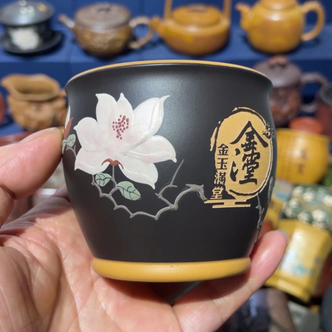 原矿紫砂手工主人杯