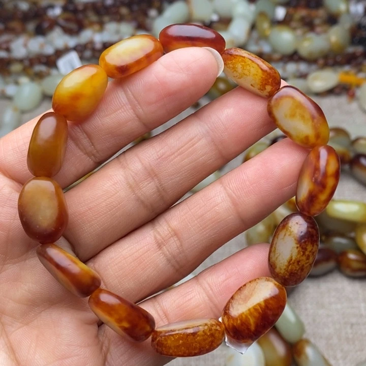 和田玉未镶嵌手链