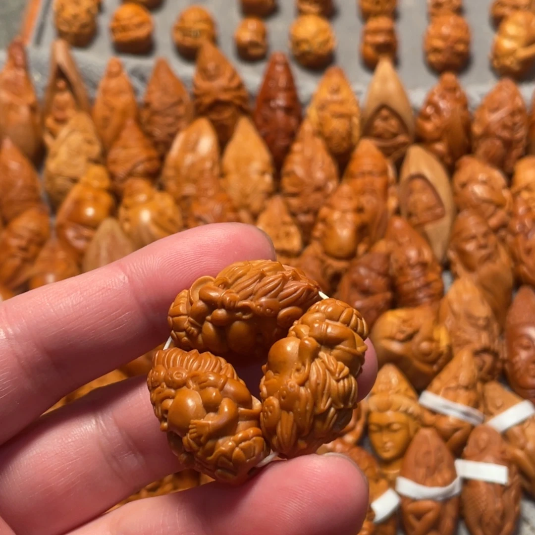 叮***橄榄核手串/手链大黑天三兄弟