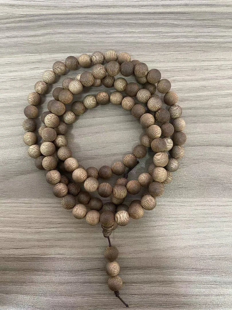 沉香沉香香港白奇楠多圈手串 1999-93 （8mm）