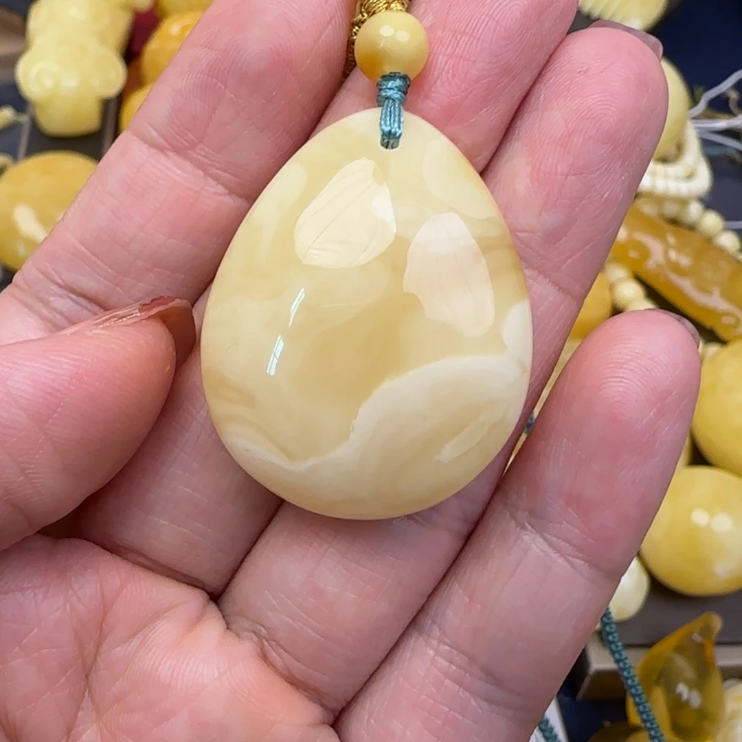 蜜蜡颈饰未镶嵌天然蜜蜡