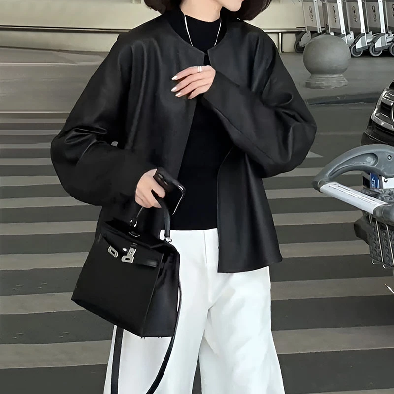 高级感夹克外套女款2025年新款春秋新夏季新中式国风女裙两件套