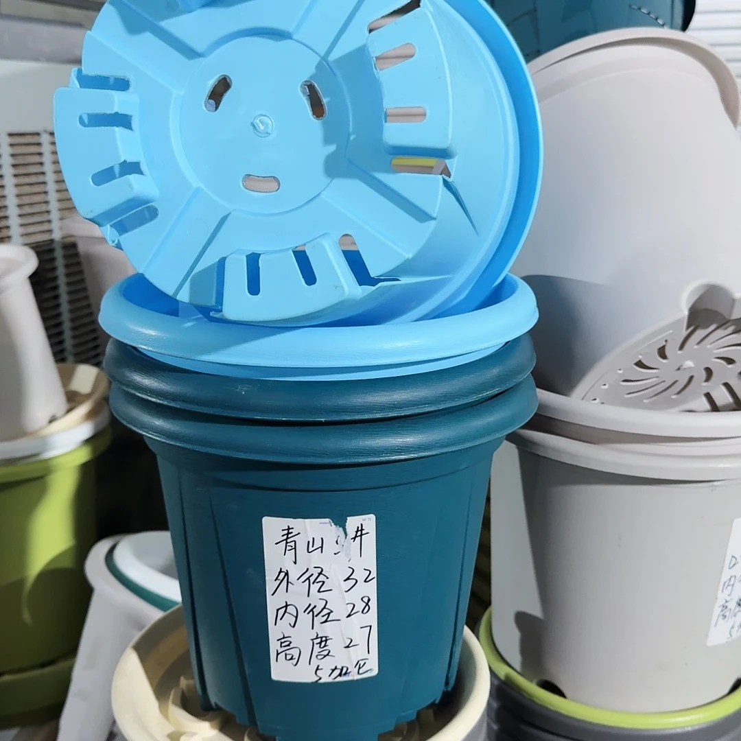 青山5加仑口径32无拖军绿5个
