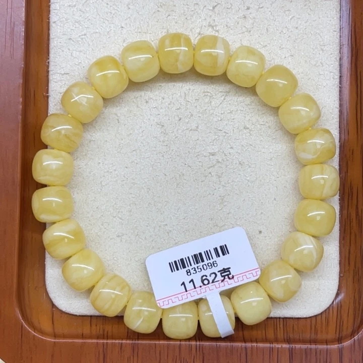 琥珀未镶嵌手链蜜蜡