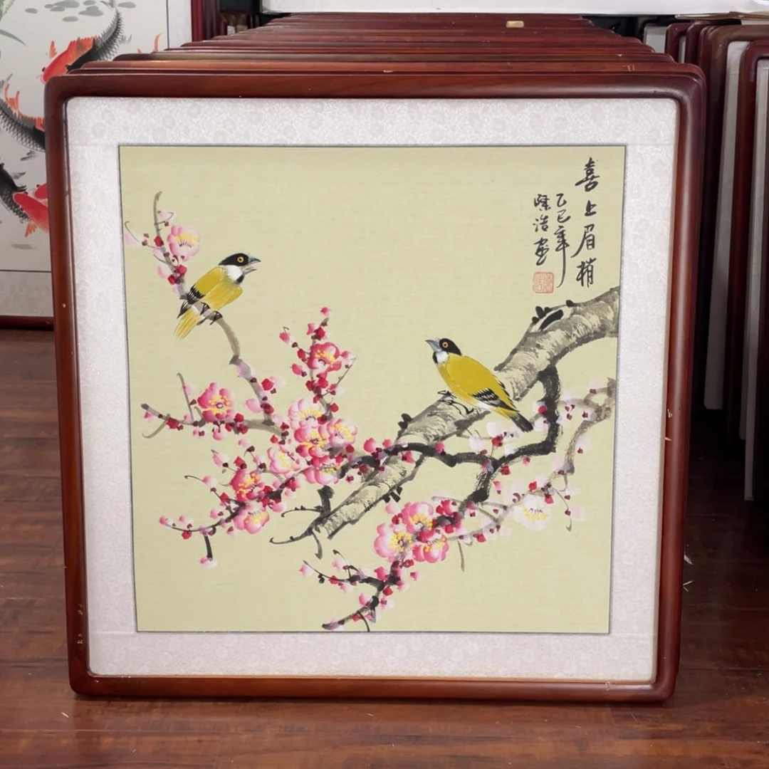 国画带框尺寸63*63厘米