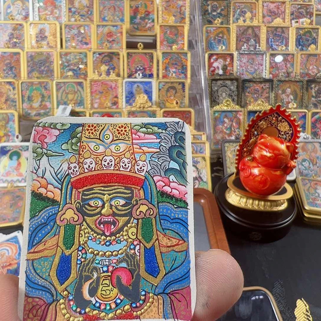 吊坠*️****纯手绘唐卡扎基拉姆