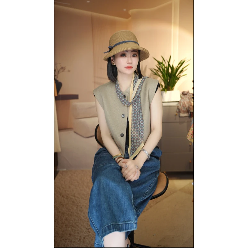 p13 【环环相扣】 乔其双绉25*130左右精致小飘带