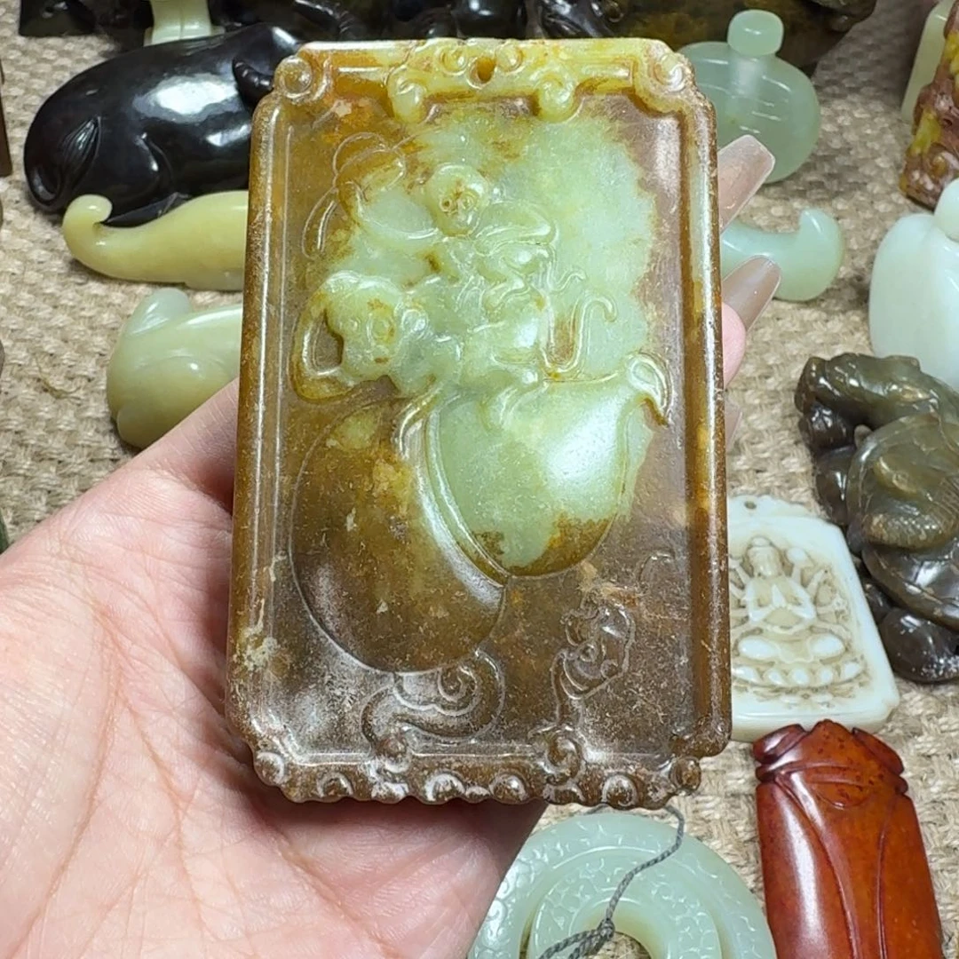 吊坠白玉菩提挂件