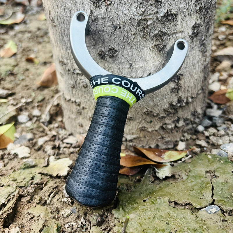 不锈钢单卡玩具把手弹弓体育比赛竞技