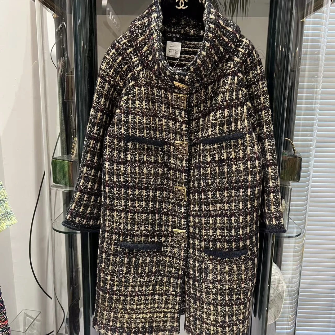 95新 Chanel/香奈儿 11A 拜占庭羊绒外套 40码 琉璃扣 公价10w+