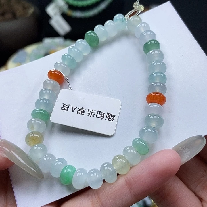 未镶嵌挂件翡翠珠链