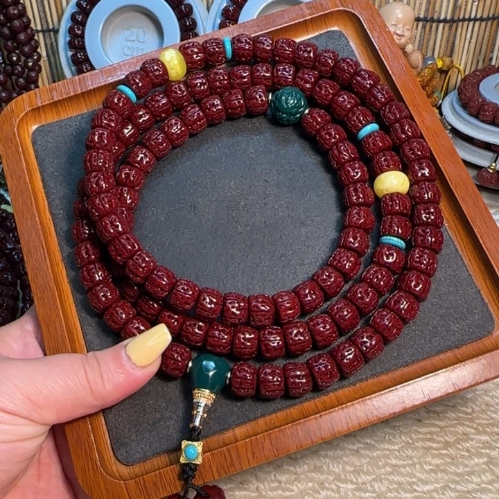 醉***吟金刚菩提吊坠12mm一代龙108