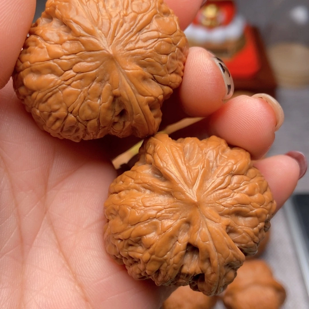 诬***结文玩核桃把件铁锤39全品