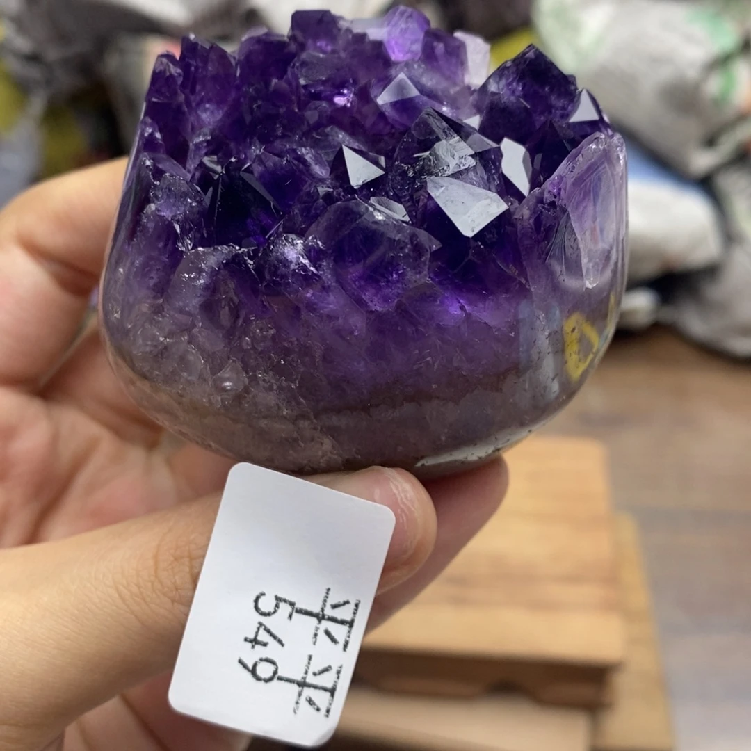 紫晶珠宝半成品未镶嵌