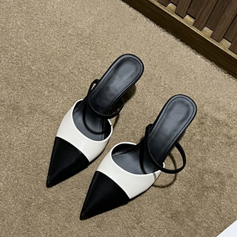 包头半拖鞋女鞋子2025年新款夏季外穿配裙子气质时尚百搭性感凉拖