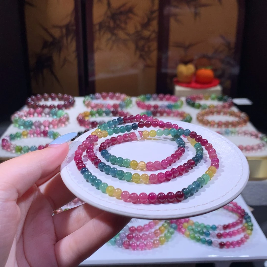 未镶嵌手链碧玺碧玺