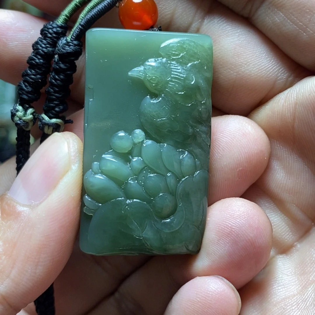 和田玉（碧玉）未镶嵌挂件