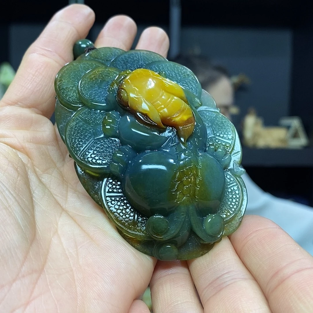 岫玉挂件吊坠未镶嵌