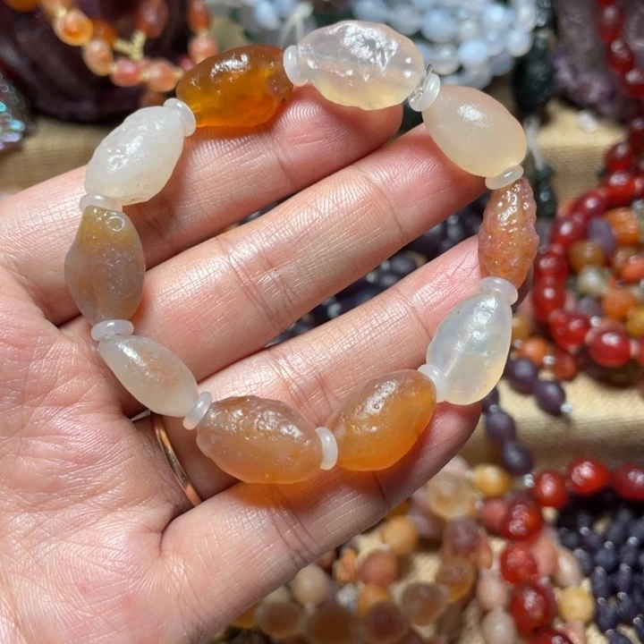玛瑙/玉髓合金手链