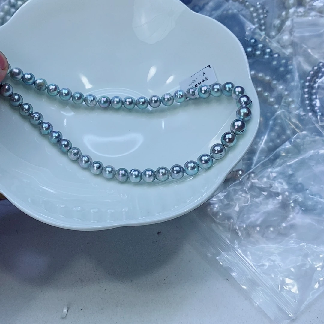 海水珍珠颈饰银S925镶嵌