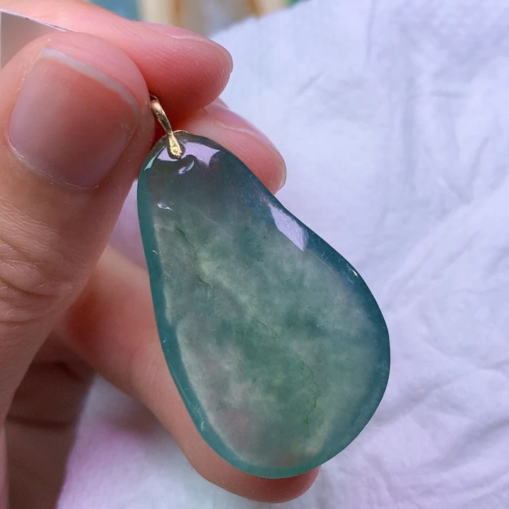 翡翠未镶嵌吊坠(不含链) 9036