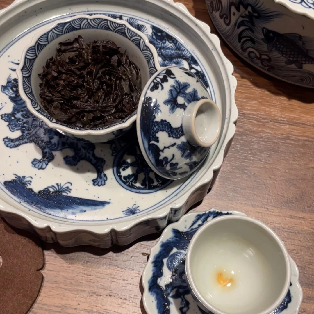 ****️微瑕杯子四件套纯手工手绘