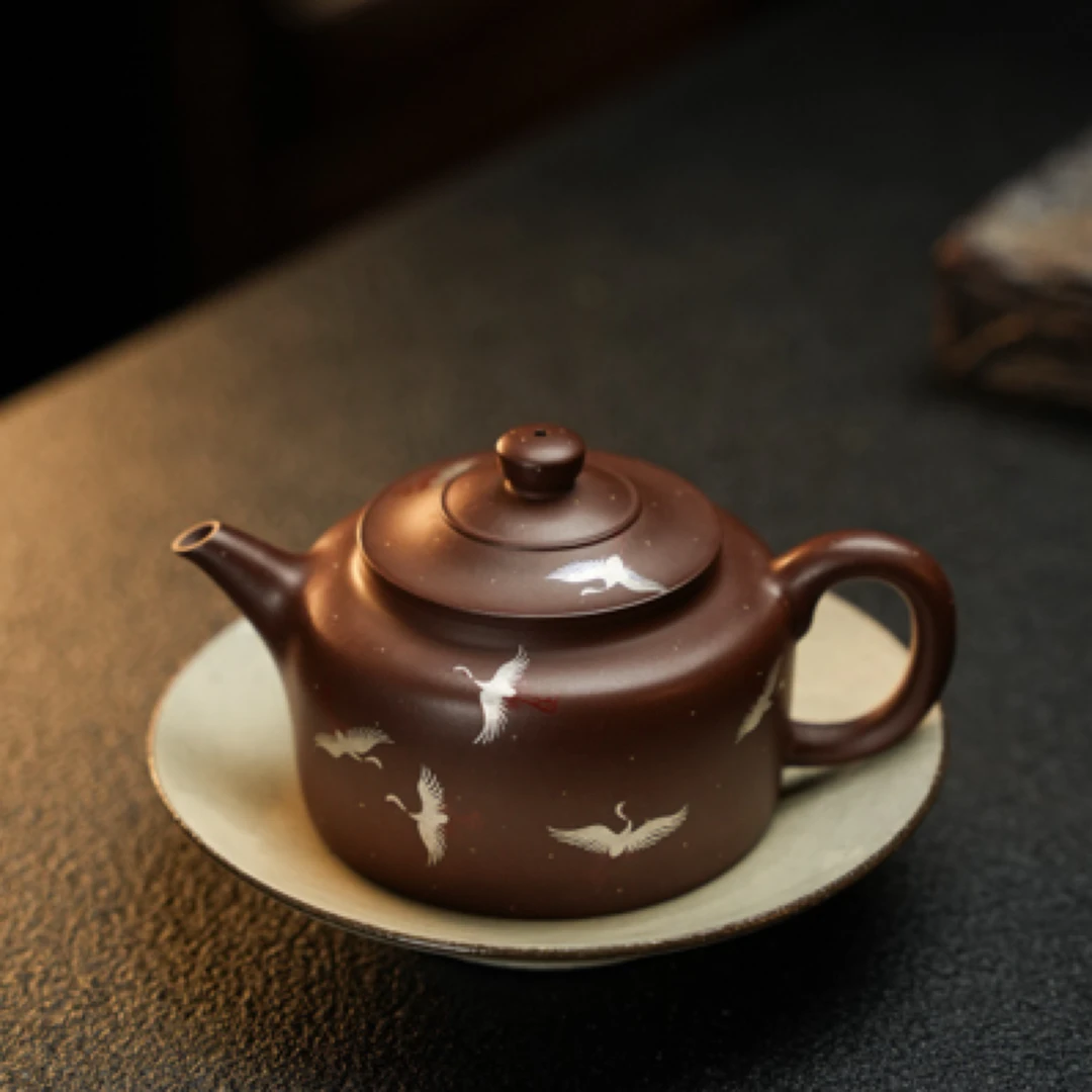 允禾·小精品·240cc 老紫料 全手工铺砂 慕古经典 泥绘灵动