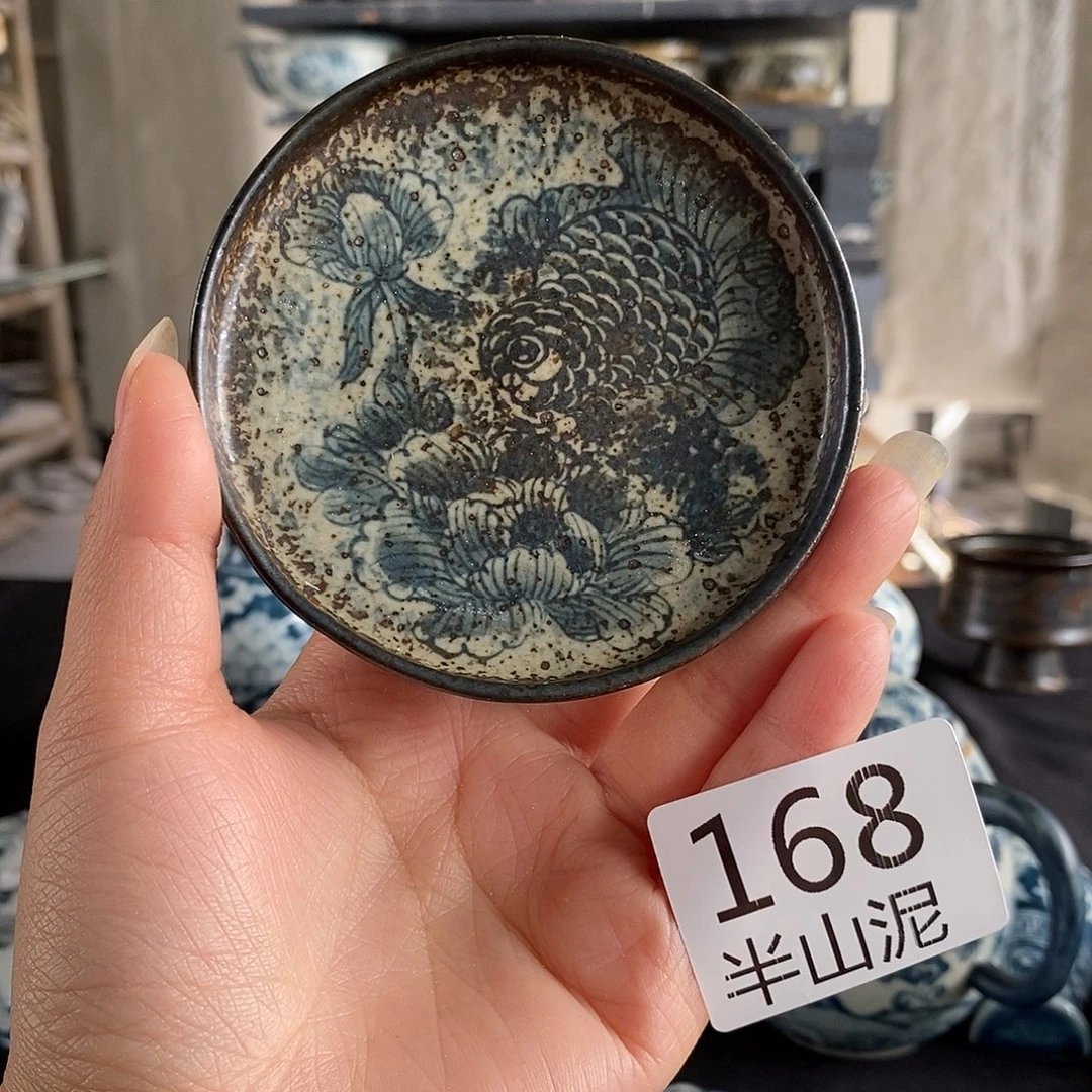 陶手工手绘青花高温陶瓷