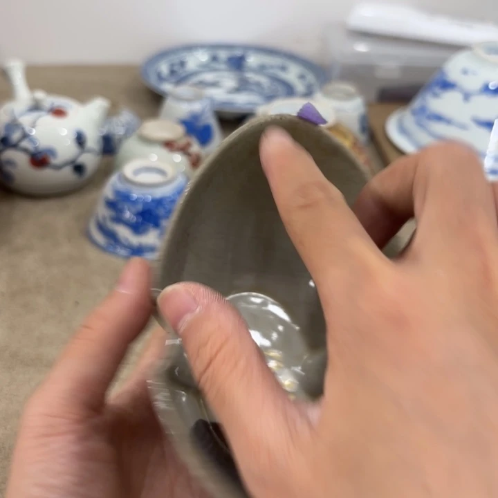 瓷片非常美丽好看的物品