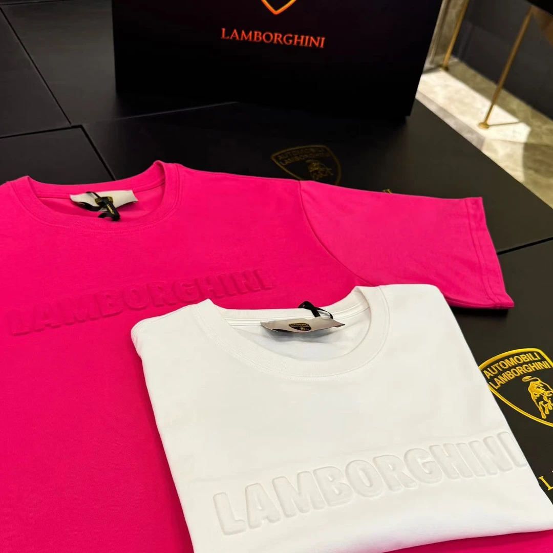 【兰博基尼】2025新款简约面搭男女短袖G8219