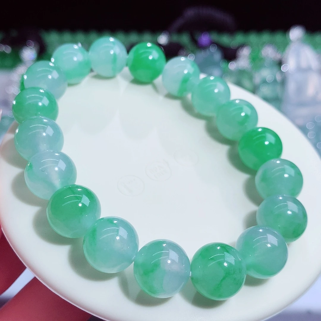 翡翠未镶嵌手链天然翡翠