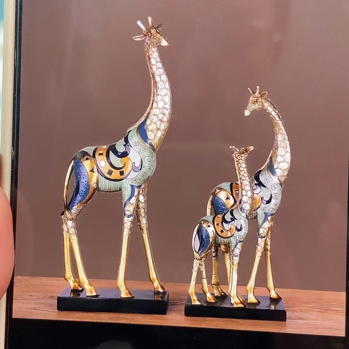 【闪购商品】树脂母子鹿和眺望鹿