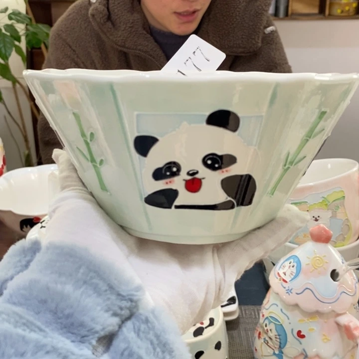 杯景德镇釉下彩手绘