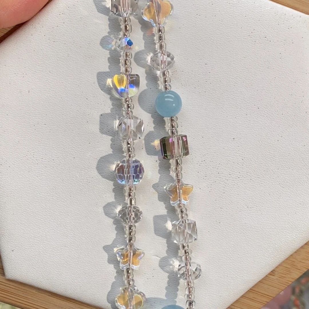 水晶手链未镶嵌多样性发一