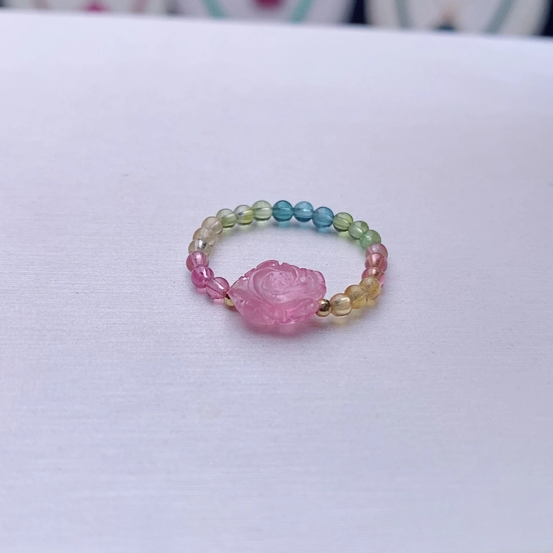 碧玺戒指未镶嵌碧玺戒指