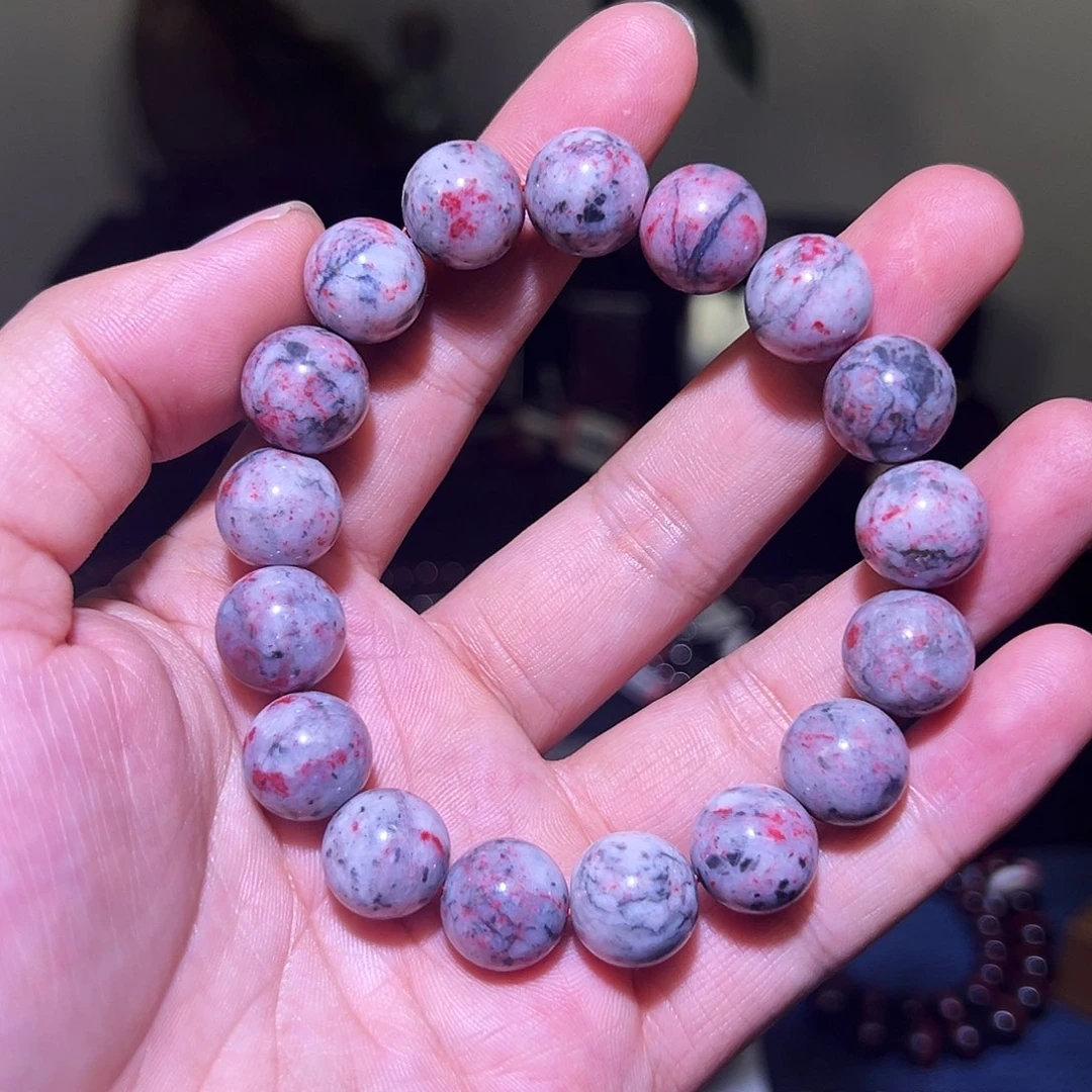 天然辰砂纯天然朱砂手串