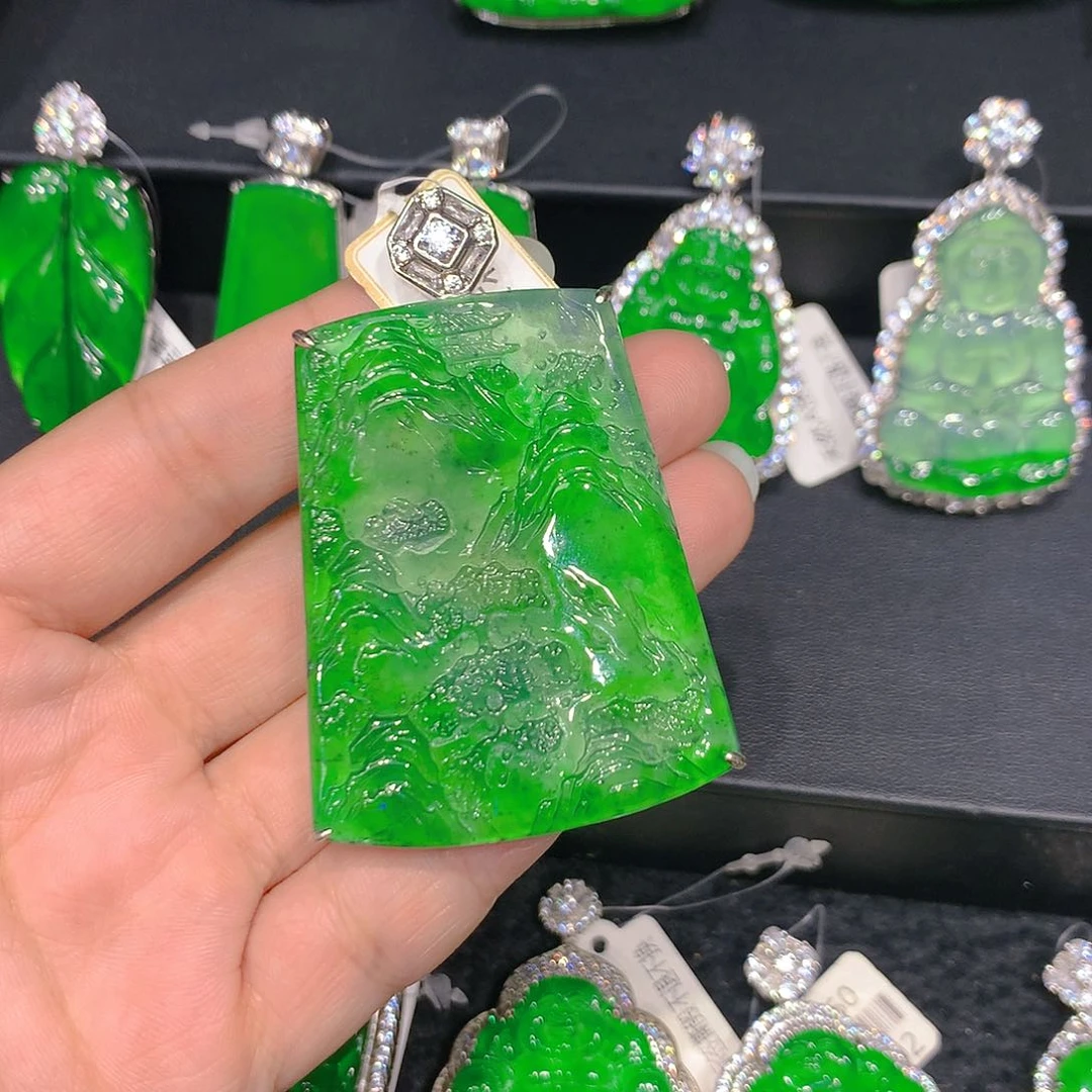 颈饰未镶嵌翡翠88555