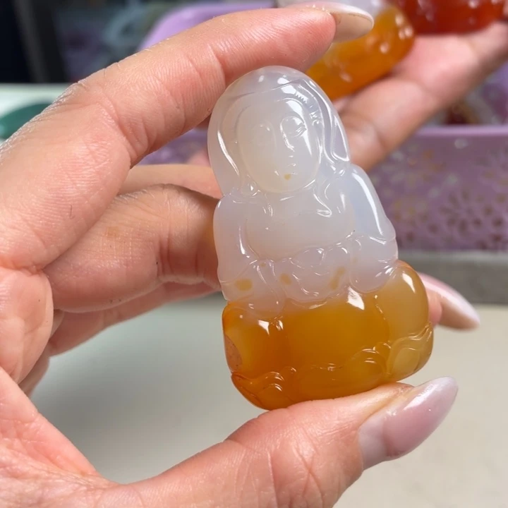 玛瑙/玉髓未镶嵌吊坠(不含链)