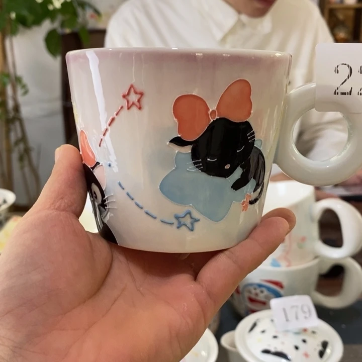 瓷片景德镇釉下手绘