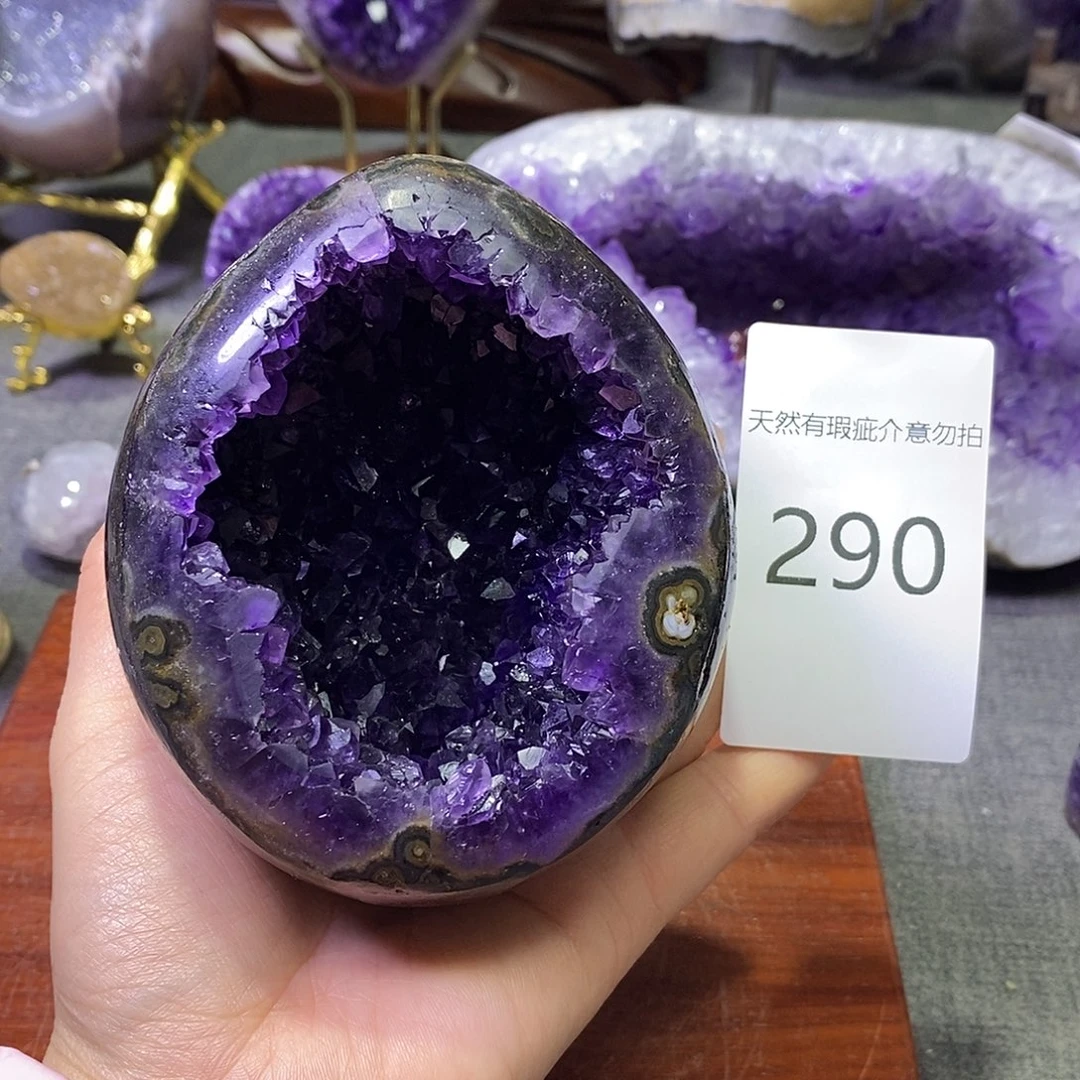 珠宝半成品未镶嵌紫晶