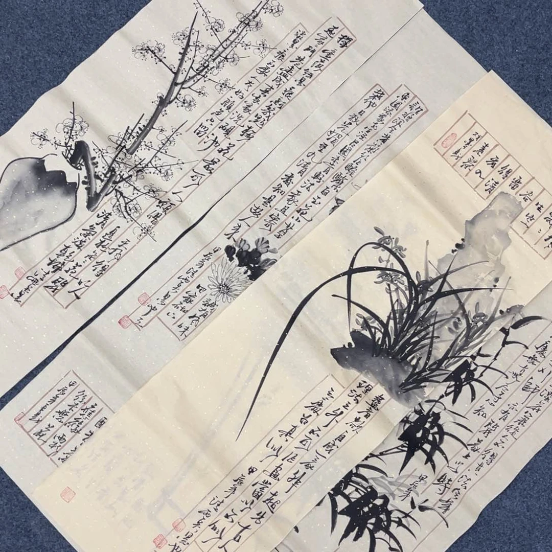 国画手绘画作品和绘画
