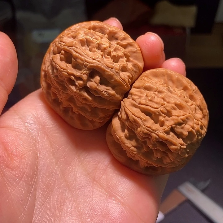 桃核把件白狮子43尺
