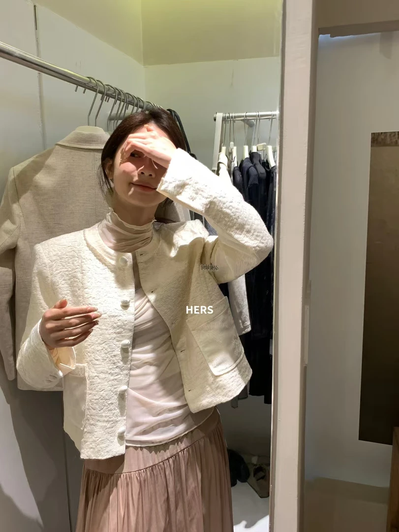 春上新！【Hers】简约日常通勤国风新中式短外套