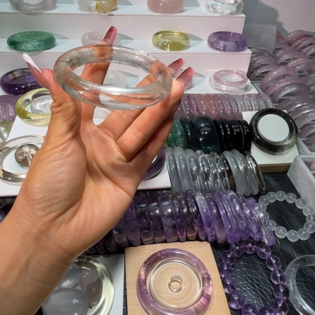 未镶嵌水晶手镯手镯57.5圈口15号