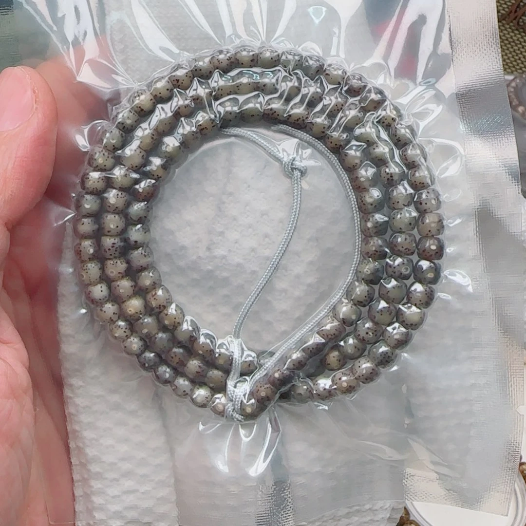 手串星月菩提冰糖玻璃体针尖星108-6*5