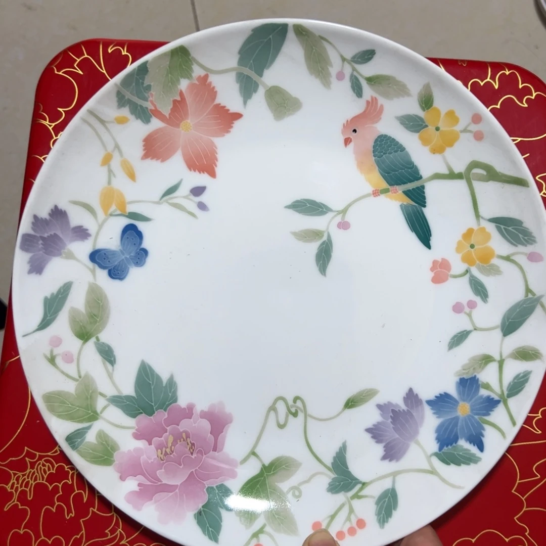 醴陵高温陶瓷炸福利25厘米手绘